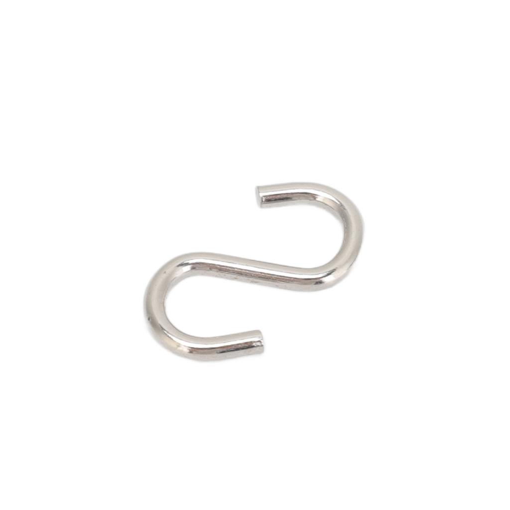 10Pcs S Shaped Hooks Strong Thickened Metal S Shaped Widely Used Small S Hooks for Clothes Bags Utensils