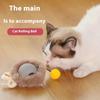 Electric Cat Ball Toys Automatic Rolling Smart Cat Toys Hide and Seek Kitten Toys Pet Cat Dog Toys Rechargeable Smart Pet Interactive Plush Toy