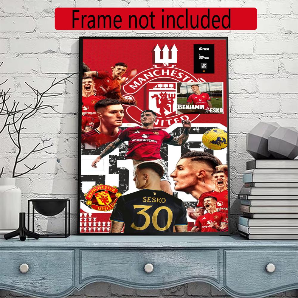 Manchester 5D Diy Diamond Paintings Mosaic Wall Round Diamond Art Painting Kits Embroidery Crystal Accessories Frameless