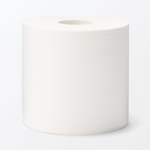 MUJI Soft Toilet Paper, Triple Roll, Double, 4 Rolls, 80m Length Each, 84890994