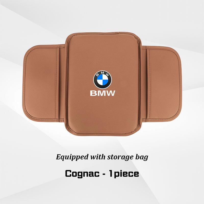 For BMW 1 2 3 5 6 7 Series X1 X3 X5 X6 X7 F48 E70 E90 E60 G30 Leather Car Center Console Protect Cover Storage Bag Armrest Mat EN0