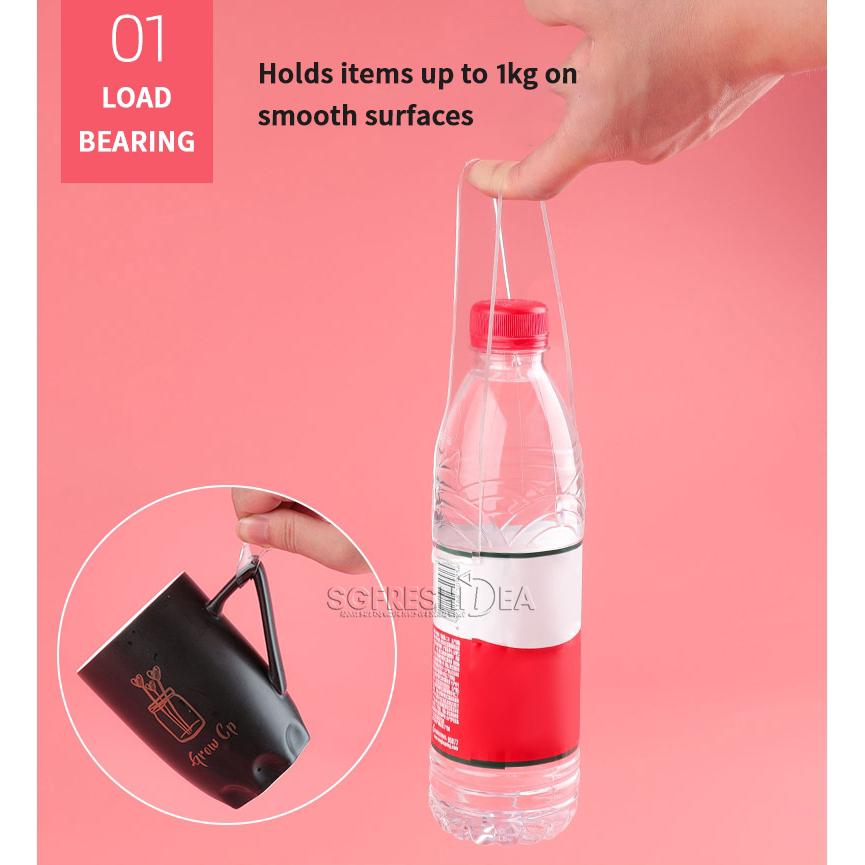 Buy Reusable Washable Tape No Residue Super Strong Bond Clear