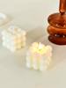 White Cube Aromatherapy Candle Romantic Atmosphere Desktop Home Decoration Creative Handmade Gift Aromatherapy Candle