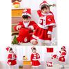 Adorable Kids' Christmas Santa Claus Cosplay Costume Xmas Party Fancy Dress Outfit