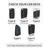 Leather Car Key Case Cover Fob Keychain For Vw Volkswagen Golf 7 Mk7 Tiguan Mk2 For Ateca Leon Fr Ibiza Skoda Octavia Kodiaq