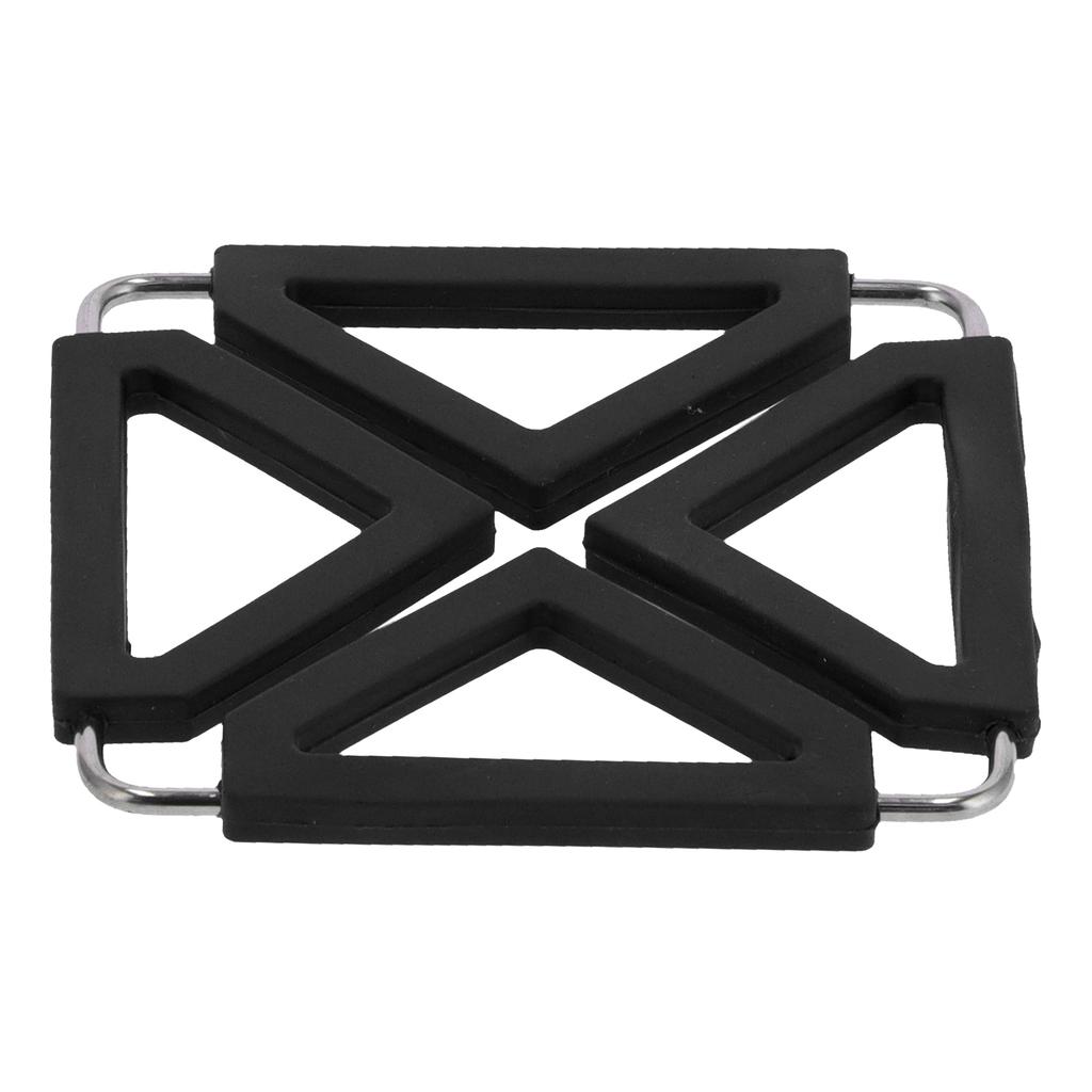 Silicone Trivet Mat Stainless Steel Hot Pot Holder NonSlip Coasters Heat Insulation Bowl Mats Foldable Table Pad Tableware Placemat for Hot Pans Bowls