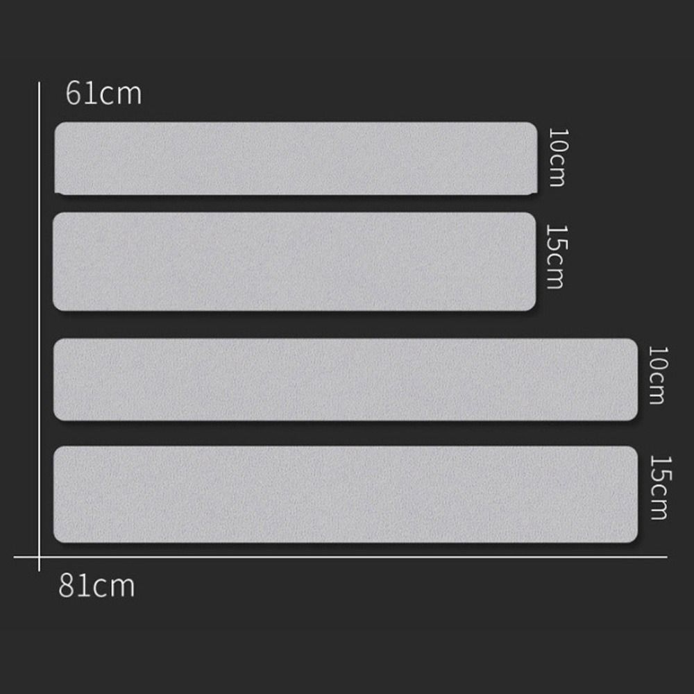 Self-adhesive Stairs Anti-slip Stickers Transparent Waterproof Floor Anti-slip Tape High Friction Bathroom Safety Tape
