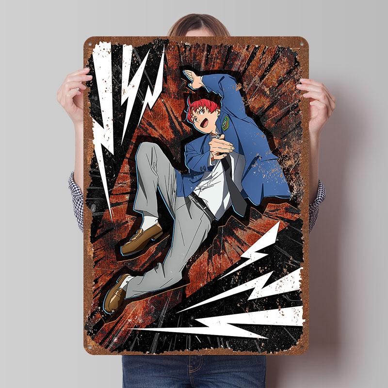 DAN DA DAN Tinplate Posters Custom Wall Art Vintage Metal Signs Retro Tin Plaque for Bedroom Decoration Gaming Home Decorations