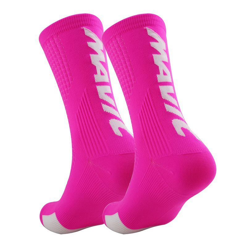 MAVIC Unisex Schweißableitende Rad- und Wandersocken - Atmungsaktive Sportsocken für hohe Leistung purple
