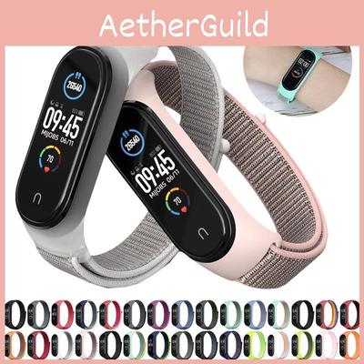 Durable Nylon Strap For Xiaomi Mi Band 3/4/5/6 Adjustable Breathable Loop Replacement Lightweight
