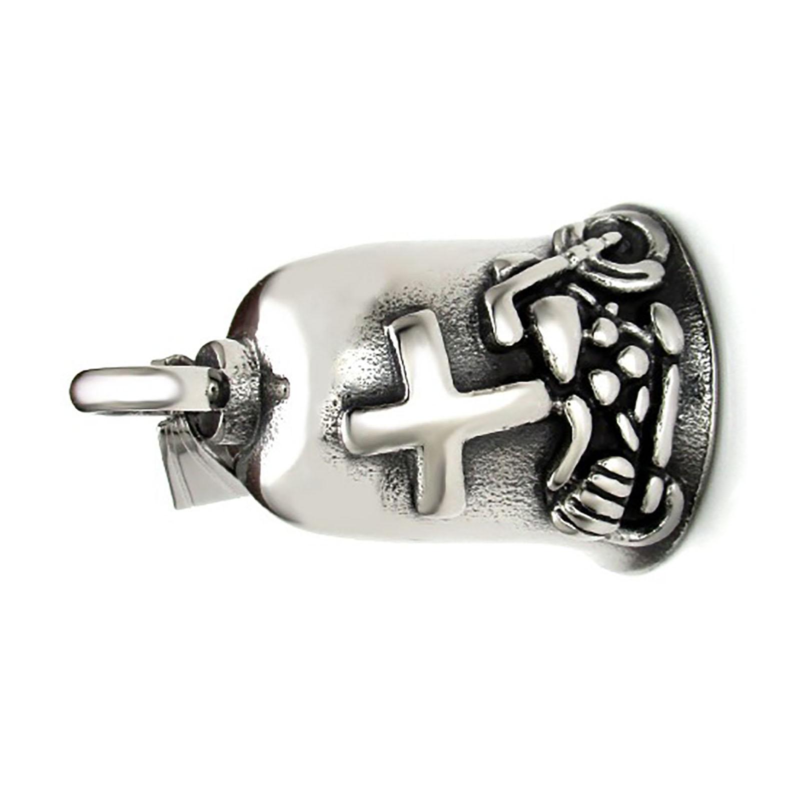 

Підвіска-розп яття Крута Стильна Нержавіюча сталь 316L Вишукана Глянцева Підвіска-дзвіночок для Брелока