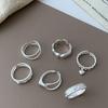 Versatile Adjustable Heart Ring for Women - Elegant Layered Design