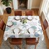 1Pc Marine Style Tablecloth White Seashell Starfish Coral Print Table Cover For Kitchen Dining Room Decorative Dustproof Dustpr