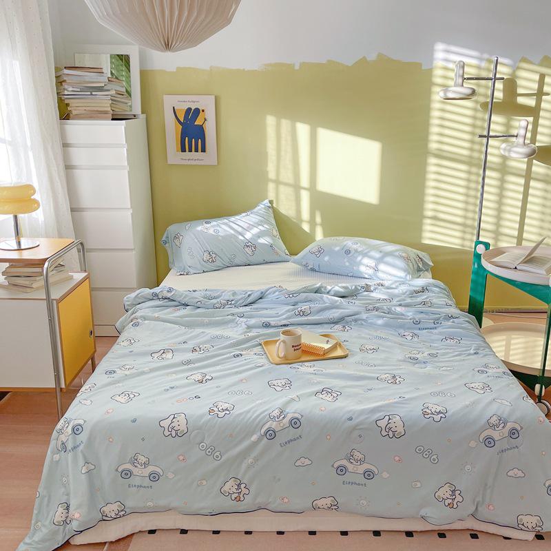 2025 Soft Milk Knit Cotton Soy Summer Cool Quilt