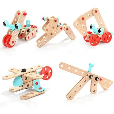 Lustiges DIY-Kinder-Rollenspiel, Kombination aus Demontage, Schrauben- und Mutternreparatur, Werkzeugkastenmontage, klassisches pädagogisches Kinderspielzeug für Jungen