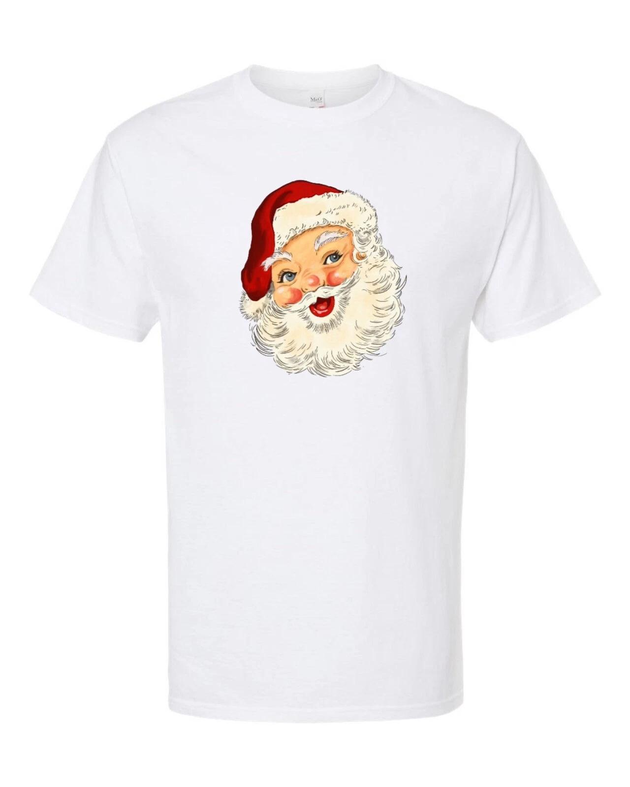 Retro Vintage Santa Unisex Tshirt, Christmas Tshirt 3XL