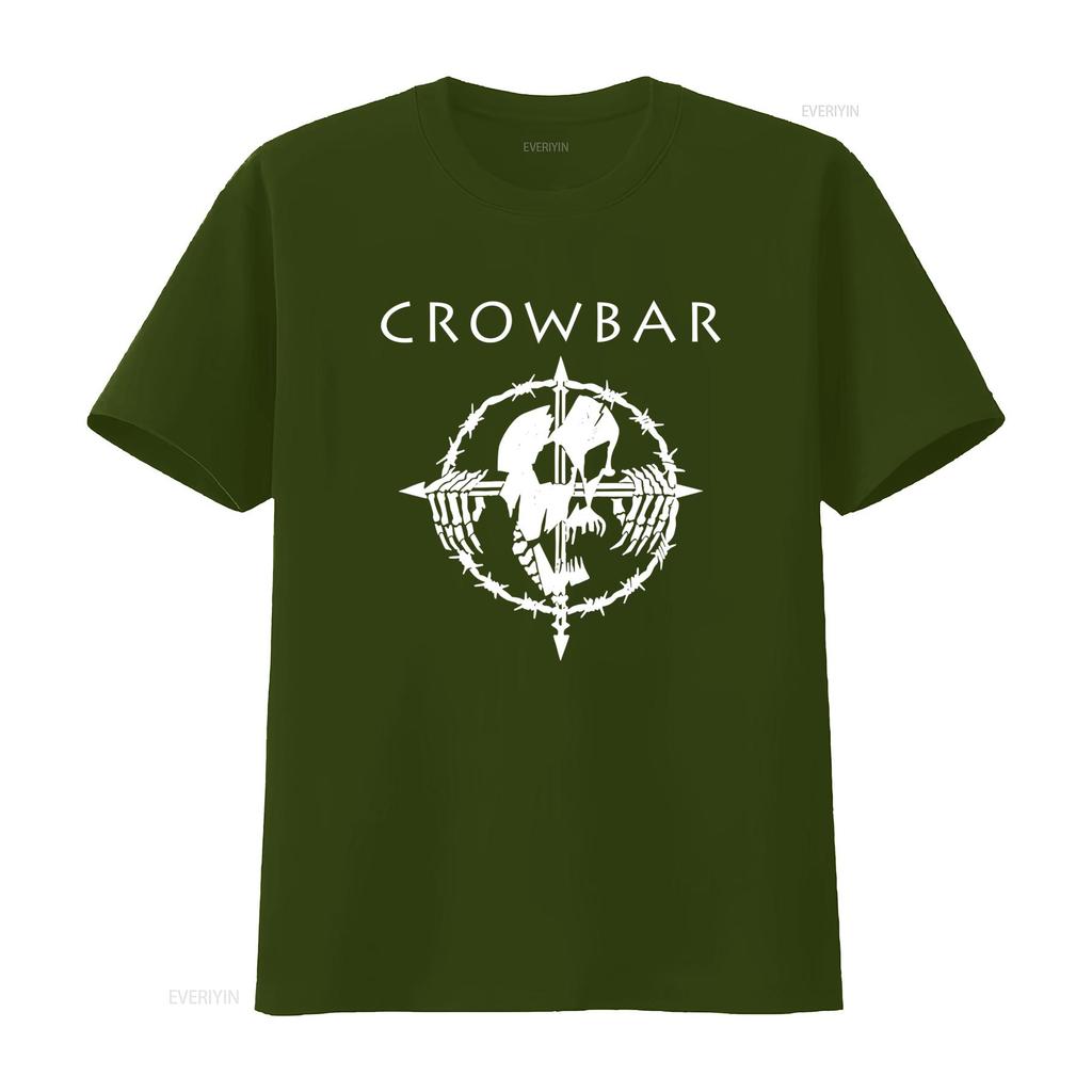 Vintage 90s Crowbar Band Cotton Black T Shirt Skull Crossbones Thorn Design All Sizes Available Vintage Washed Casual