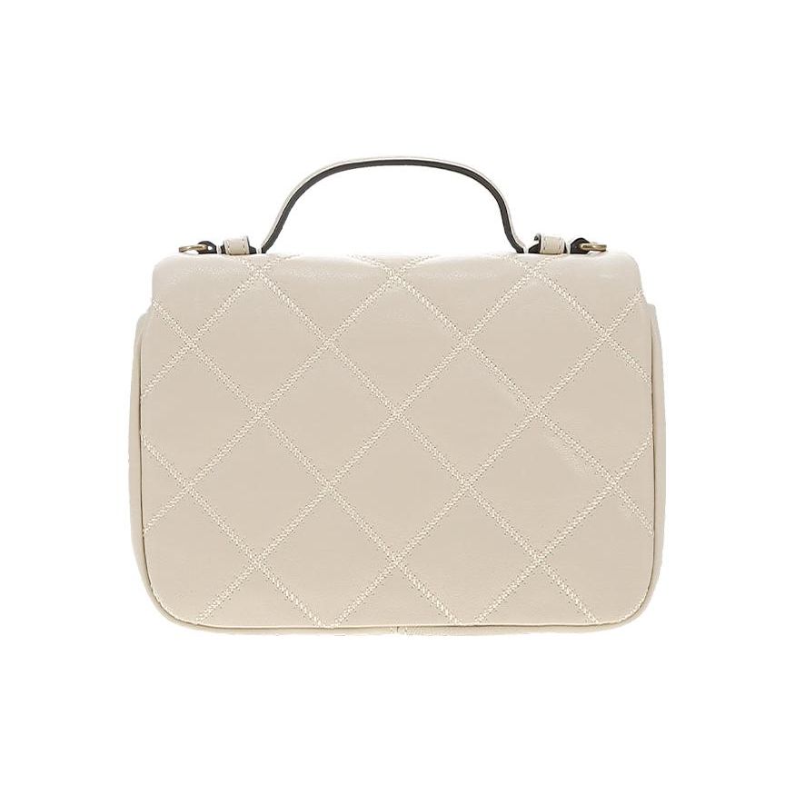 Tory Burch TB-Willa Solid Color Diamond Quilted Flap Chain Shoulder Crossbody Bag Women Handbags Cheese-White 153399-724