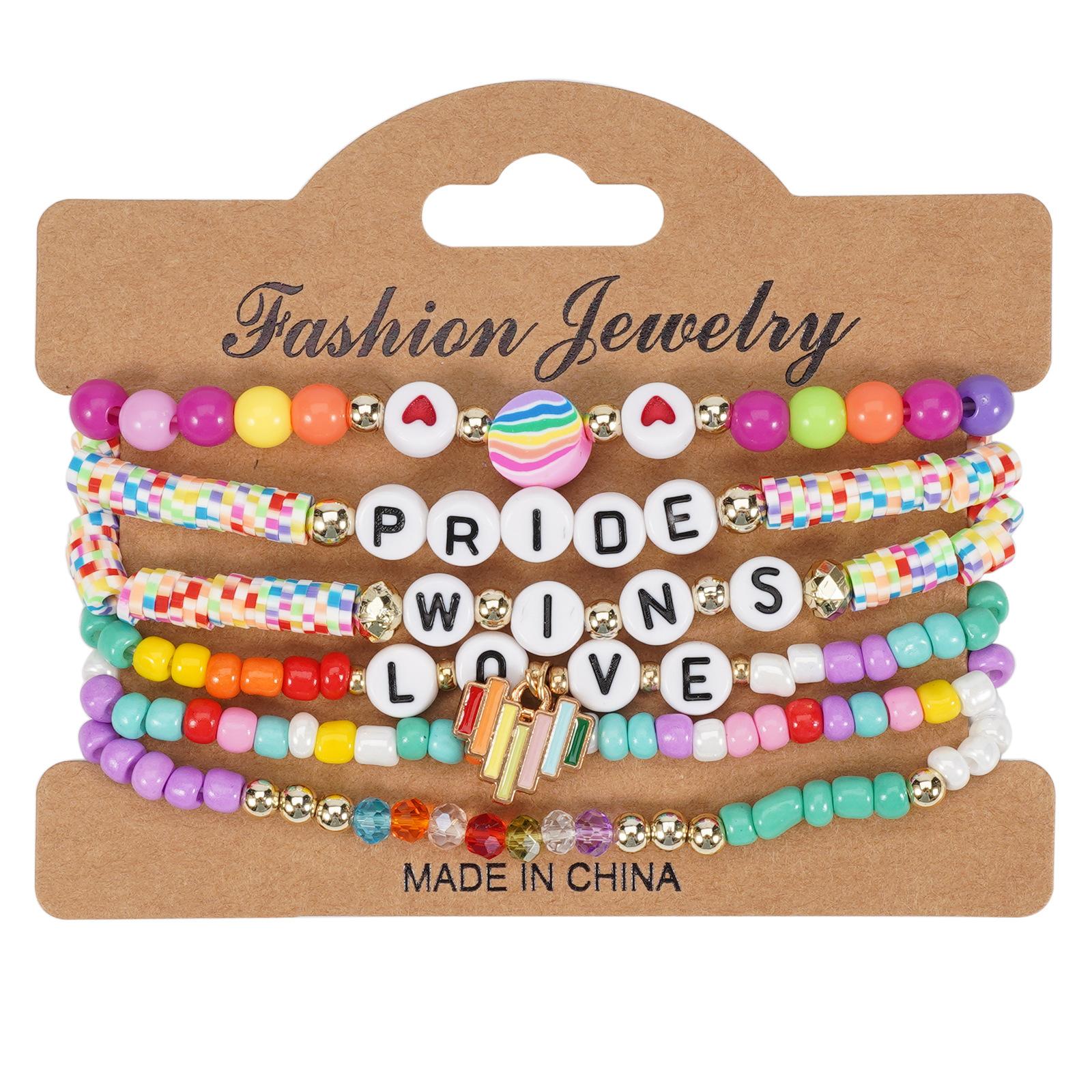 JYL TS Bracelet Bohemian Rabbit  Beads Brings Gentleness Style 3 ржавый красный