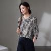 SOFSIL Women's 100% Mulberry Silk Printed Blouse