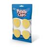 Fred Potato Chip Set of Kitchen W5 X D3 X H6cm Clips, 4, Tools, 45791, Beige,