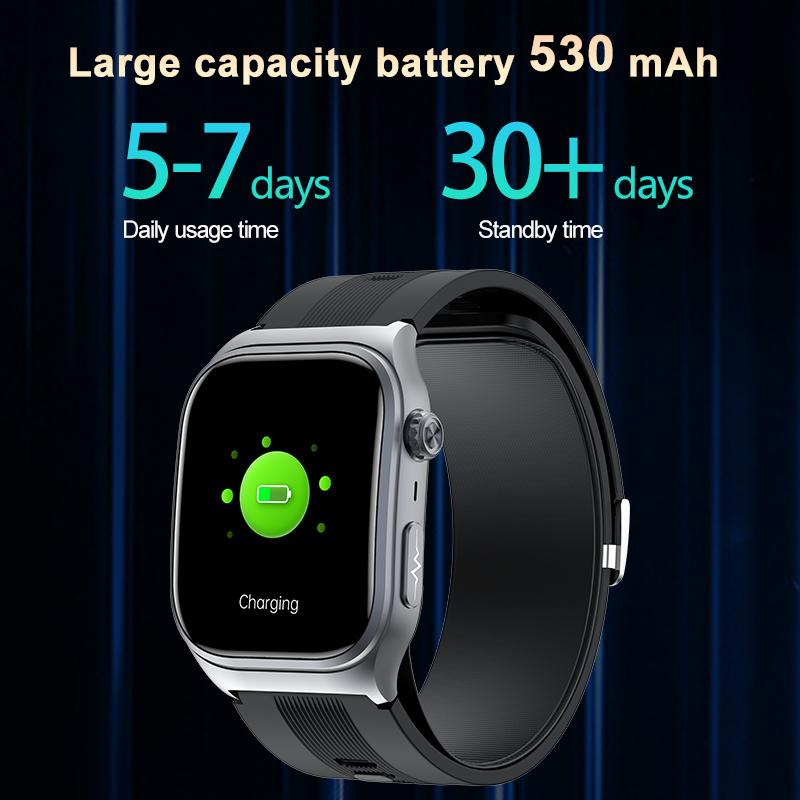 SACOSDING ECG Smartwatch Air Pump Airbag True Blood Pressure Oxygen Temperature Heart Rate Monitor Sphygmomanometer Bluetooth Call Smart Watch