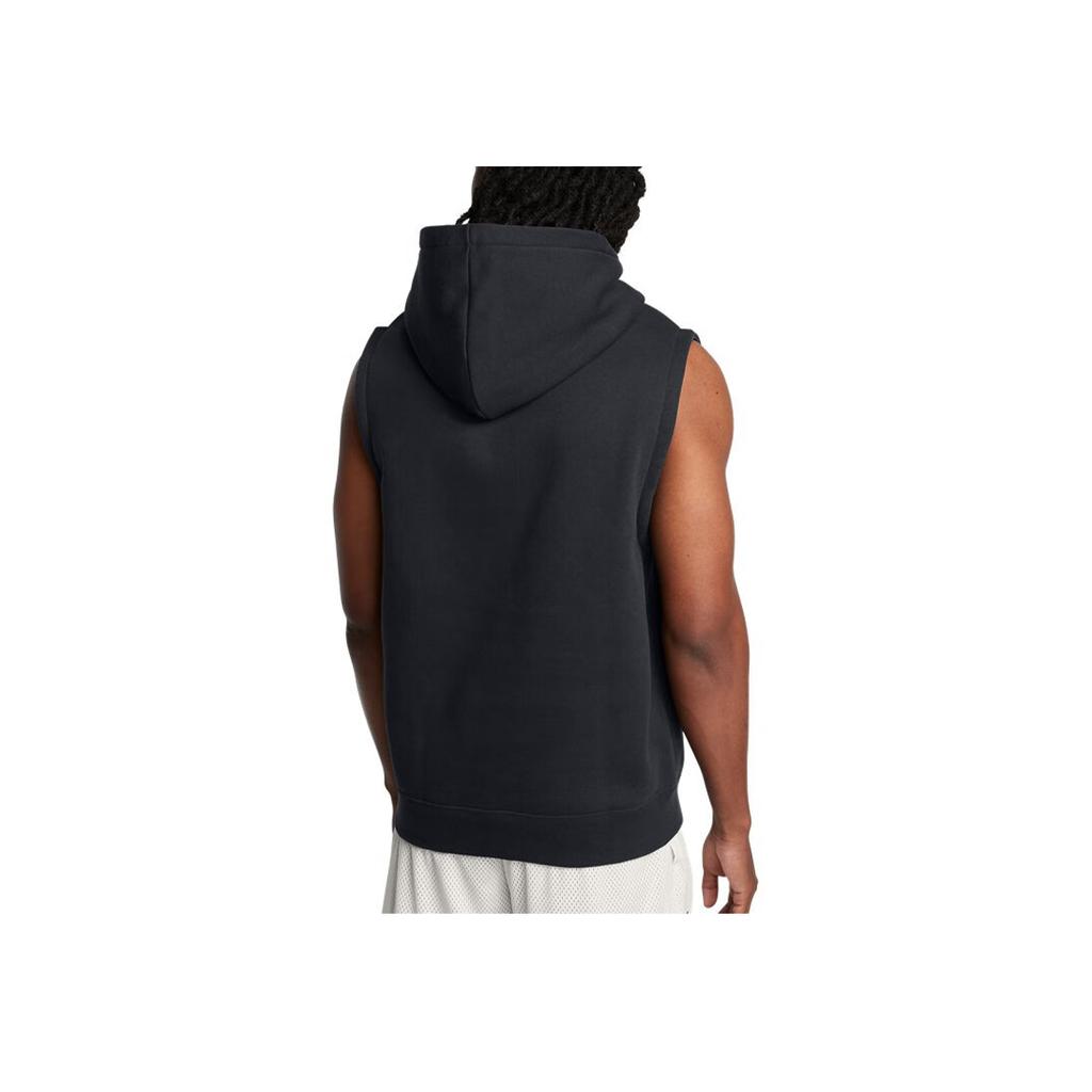 Under Armour Curry Splash Módní univerzální mikina s kapucí bez rukávů Pánská mikina Černá Bílá 1389483-001