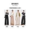 White Glutinous Rice Pants Women's New Autumn Straight Casual Pants Small Drape Lazy Loose Wide-leg Pants