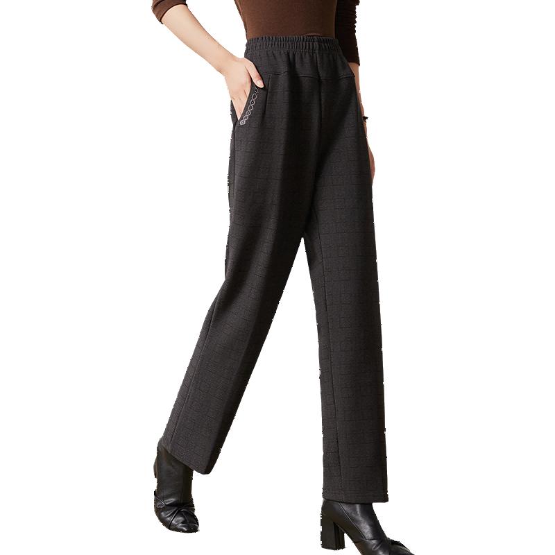 

Yuzhaolin Women s Winter Fleece Lined Straight-Leg Pants Y244K3016 XL (52.5-60kg)