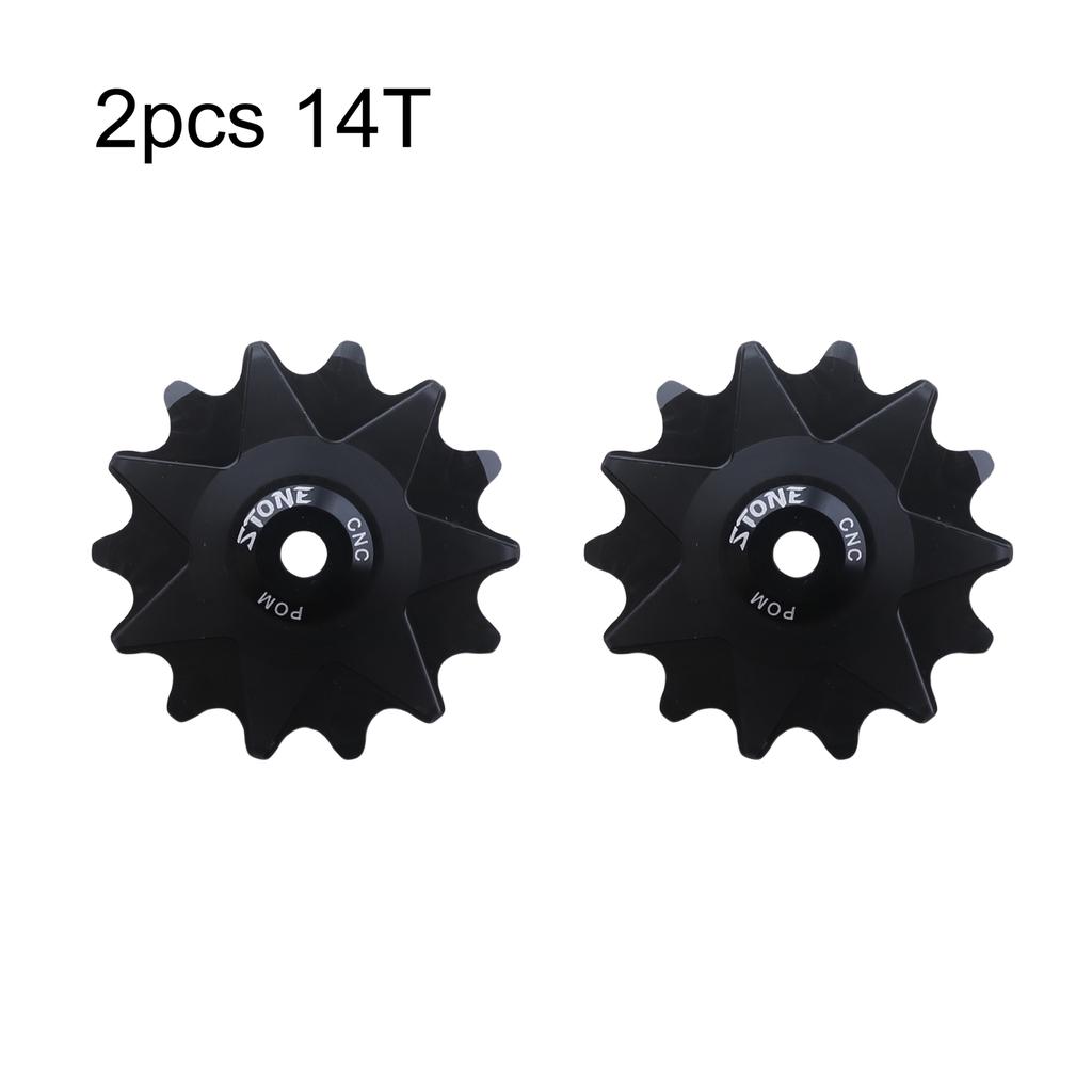 Stone Narrow Wide 12s Pulley Wheel Gear Guide Roller Jockey 10t 12t 14t 16t High Strength Resin Smooth Bearing Solid Aero DJC