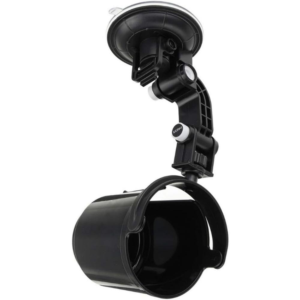 

Автомобильный держатель для чашки, автомобильная подставка для чашки, автомобильный держатель для напитков, автомобильный держатель для чашки, регулируемая присоска, напитки для автомобильной подставки для чашки с водой 11.2*10.2*12cm чёрный