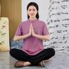 2025 Summer Tai Chi & Zen Tea Suit: Plus Size, Loose-Fit Meditation & Buddhist Clothing