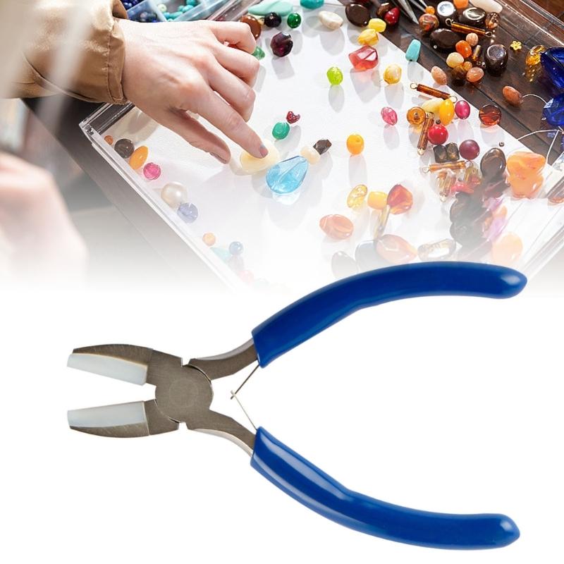 Professional Nylon Pliers Wire Shaping Pliers Jaw Pliers Jewelry Making Tool Wire Looping Pliers for Crafting Project