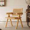 Modern Dining Chairs Solid Wood Backrest Chair Living Room Minimalist Office Chairs Portable Dresser Chair Home Furnitures