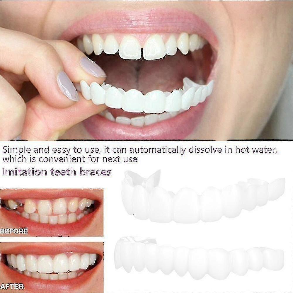 Smile Dental False Teeth Cover Perfect Smile Veneers Comfort Fit Flex Denture Teeth