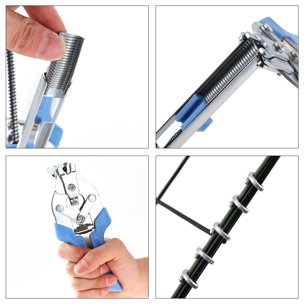 

Универсальная противоскользящая ручка для сетки, клетки для птиц, кур, зажимы/скобы M, ручные инструменты, клещи для колец для свиней