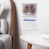2026 Dog Calendar Cute Cartoon Puppy 12 Month Wall Planner for Home Office Desk, Unique Gift for Dog Lovers, Kids, School Decor