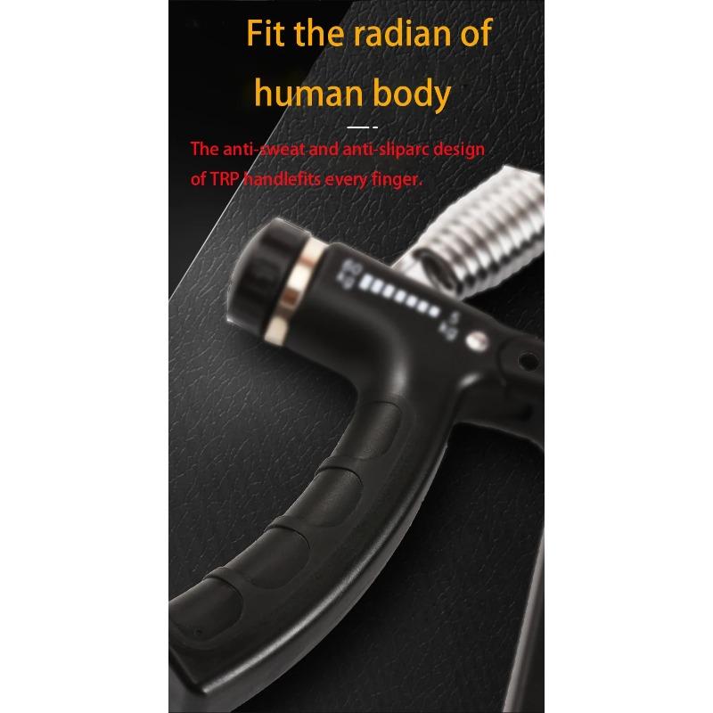 Handle Hand Trainer Gym Training Grip Trainer Strength Adjustable Heavy Arm Wrist Strength Extender 5 To 60 Kg