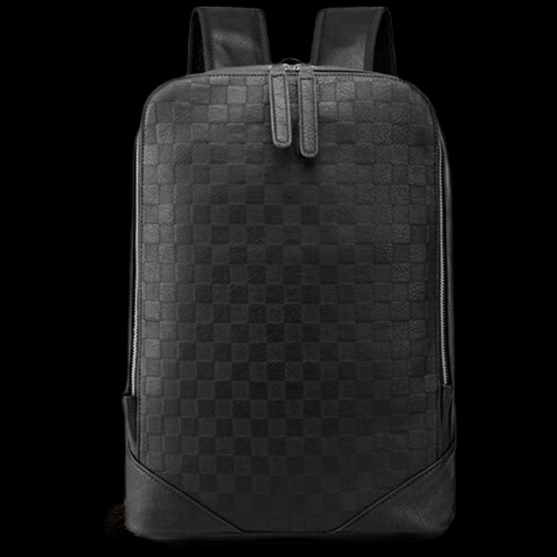 ZMN French Woodpecker Business Casual PU Leather Backpack