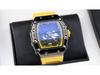 ZIDO Men's Luminous Star Barrel Watch - Trendy, Waterproof, Bold Design