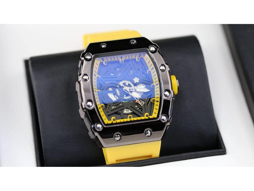 ZIDO Men's Luminous Star Barrel Watch - Trendy, Waterproof, Bold Design