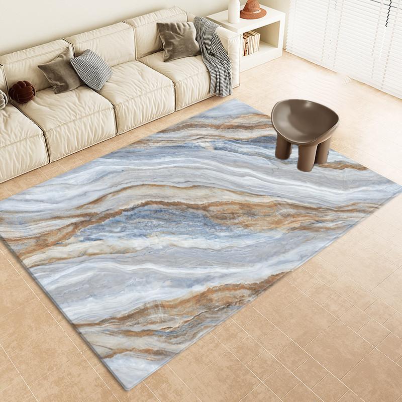 Marmor Teppich Abstrakt Stein Textur Großer Teppich für Wohnzimmer Weiche Memory-Schaum Bodenmatte Bettvorleger Große Badematte Rutschfest