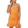 Womens/Ladies Mini Sweetheart Slim Slip Dress