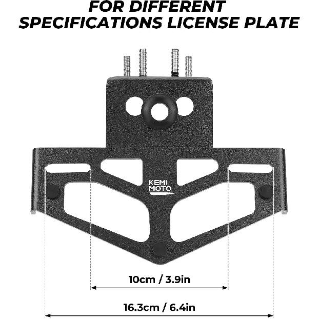 KEMIMOTO 2025 Ninja 500 Fender Eliminator Kit Compatible With Ninja 400 Z400 2018- 250 500 Z500 2024 2025 License Plate Bracket Mount Holder Tail
