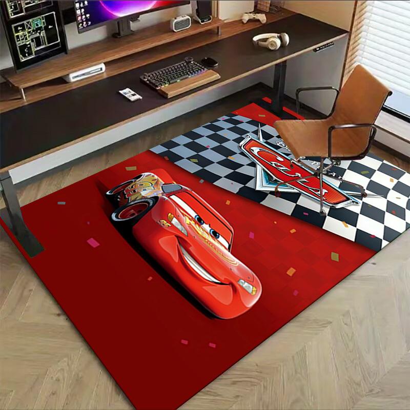 Cars Movie Poster Carpet For Playroom Bedroom Living Room Sofa Home Decorkids Game Area Rug Nonslip Floor Mat