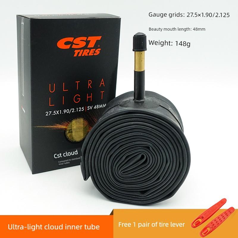 Zhengxin Cst 700C*25/28Mm Road Bike Ultra-Light Cloud Inner Tube American/French Valve Tire for Mountain Bikes