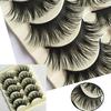 5 Pairs Beauty Long Thick Eye Lashes False Fake Cross Eyelashes Makeup Tool