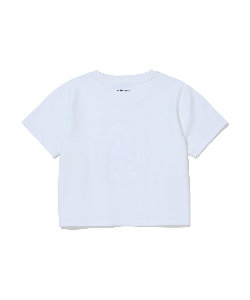 MARDMARD Symbol Crop T-Shirt - White