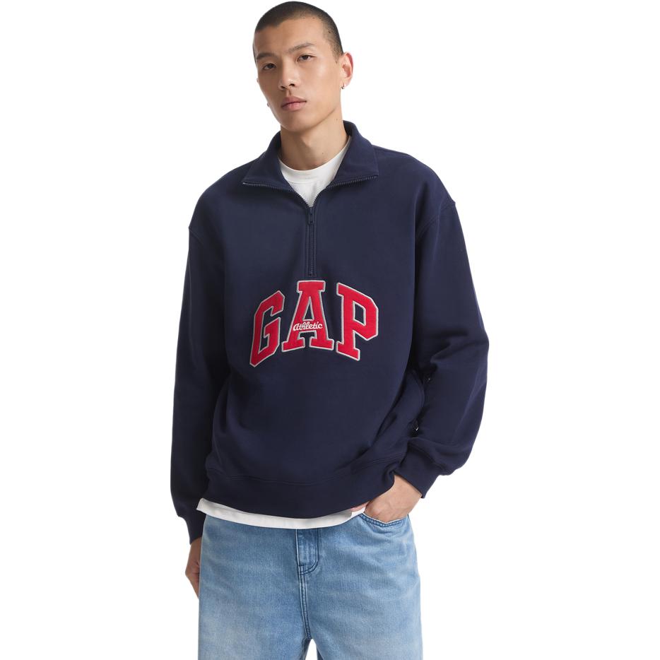 GAP Sweatshirts Unisex Stand Collar Moderate Regular 609264