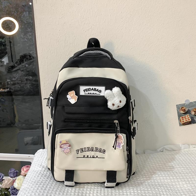 School bag female cute student to fifth and sixth grades backpack casual large-capacity make-up bag